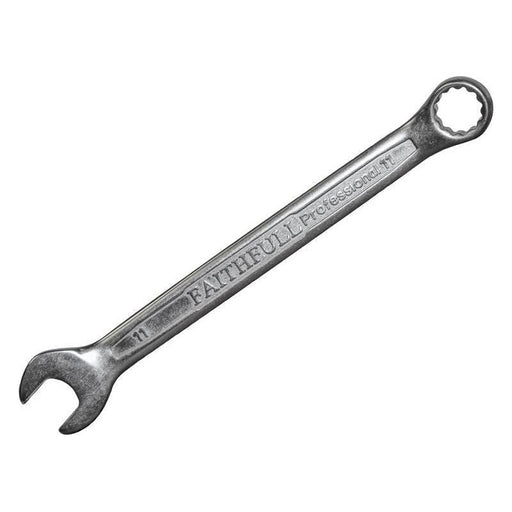 Faithfull Combination Spanner CV Satin Finish 11mm Faithfull - Dynamic Drive