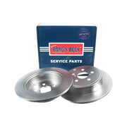 Borg & Beck Front & Rear Brake Discs & Pads fits Toyota Avensis 2003-2008