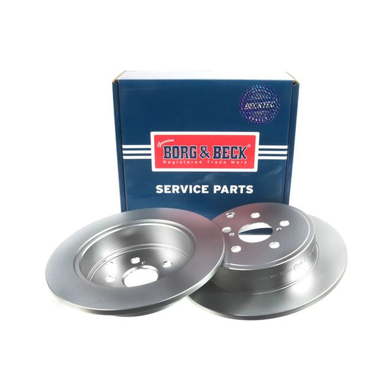 Borg & Beck Front & Rear Brake Discs & Pads fits Toyota Avensis 2003-2008