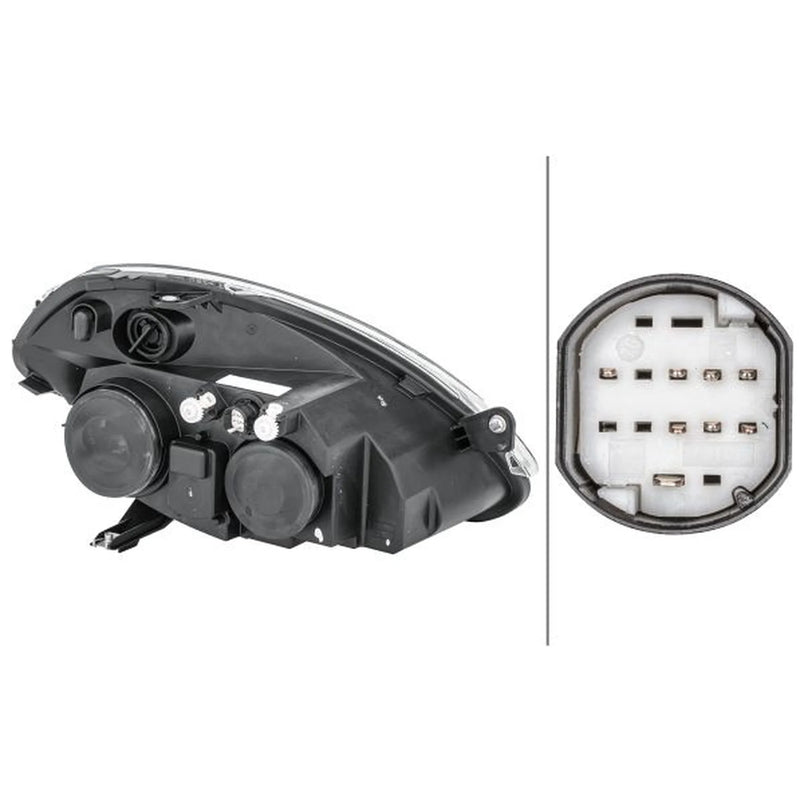Hella Headlight Headlamp W5W Left