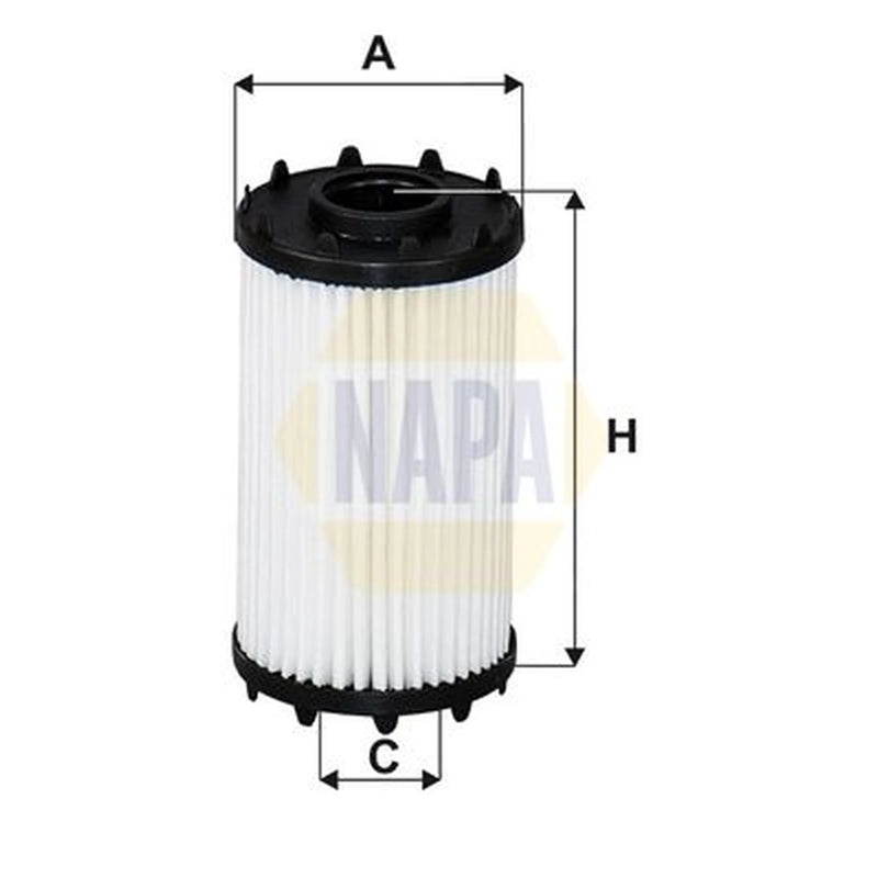 NAPA Engine Oil Filter fits Audi A4 B9 2016-2017
