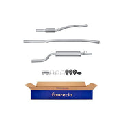 Hella End Silencer Rear fits Fiat Seicento / 600 1998-2010 1.1