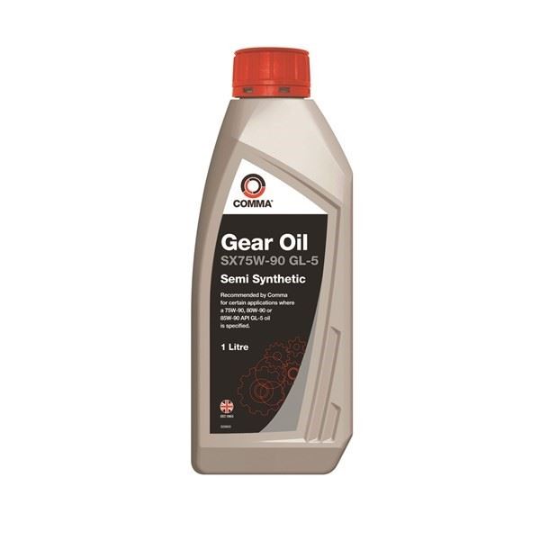 Comma SX75W-90 GL-5 High Performance Gear Oil - 1 Litre Comma  - Dynamic Drive