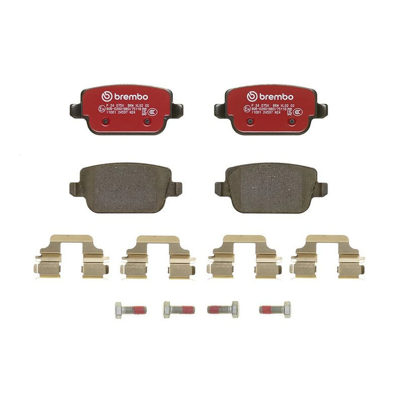 Brembo 4 x Rear Brake Pad Set fits Ford Focus II 2009-2011 2.5