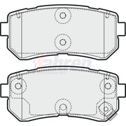 Fahren Rear Brake Solid Discs & Pads fits Kia Rio II 2008-2011 1.5