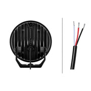 Hella Spotlight Vf Blade Aux. Chrome 7 Round W Po R 25 frontal sided 1FJ 357