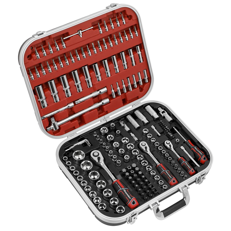 Sealey Premier Premier Socket Set 1/4", 3/8" & 1/2"Sq Drive 172pc AK7981 Sealey Premier - Dynamic Drive