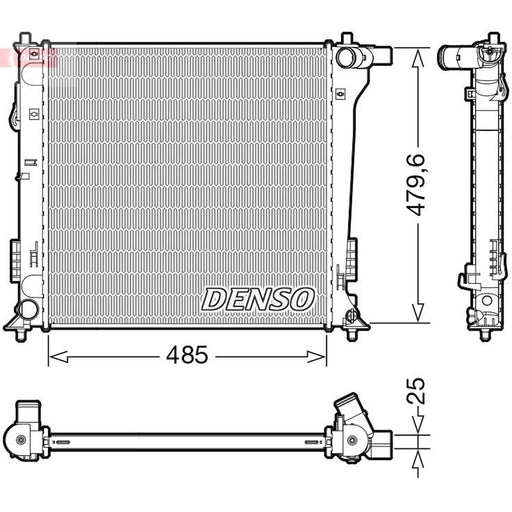 Denso Engine Radiator fits Hyundai Tucson 2015-2023 1.6