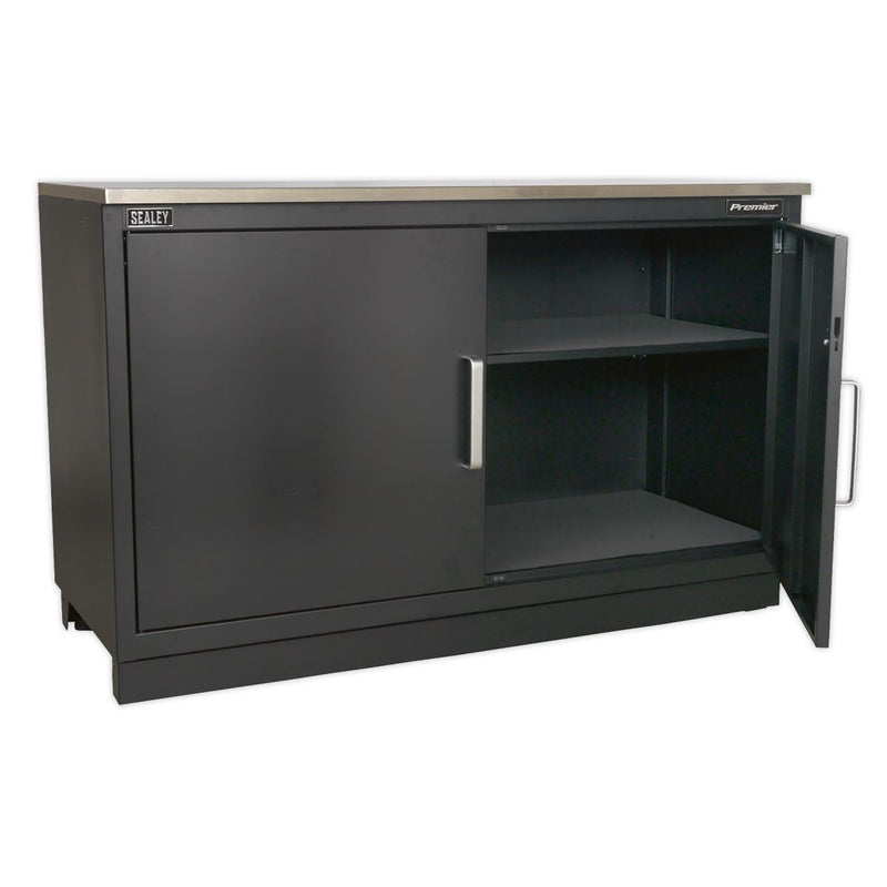 Sealey Modular Floor Cabinet 2 Door 1550mm Heavy-Duty APMS02 Sealey - Dynamic Drive