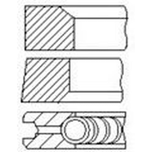 FAI Piston Ring Kit (1CYL) PR15-000 PR15-000