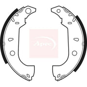 Apec Brake Shoe Set Axle Kit fits Alfa Romeo 145 1994-1996 1.6 1.7