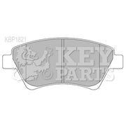 Key Parts 4 x Front Brake Pad Set fits Renault Grand Scénic II 2004-2009