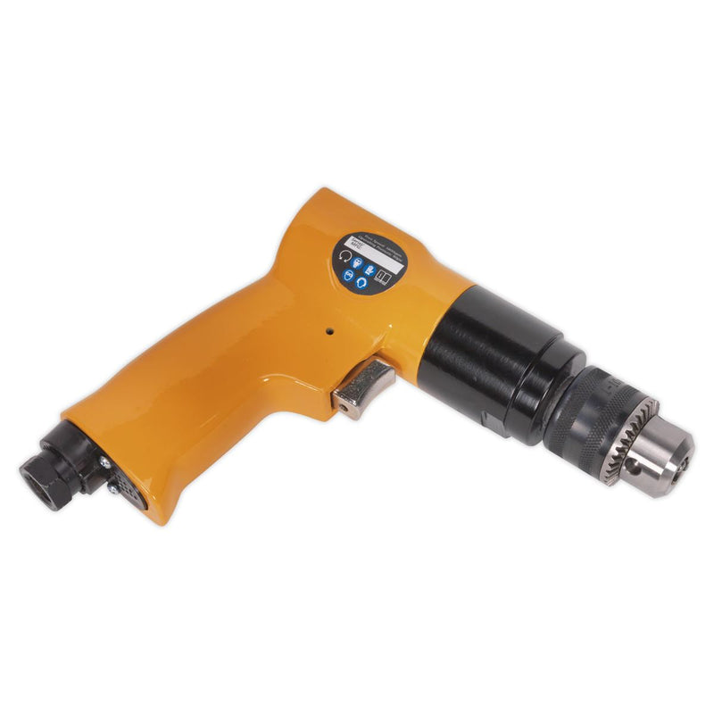 Sealey Air Drill ˜10mm 1800rpm Reversible Siegen by Sealey - Dynamic Drive