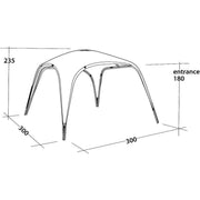 Outwell Summer Lounge Medium 3 x 3 Event Shelter Gazeebo with UPF 50+ Outwell  - Dynamic Drive