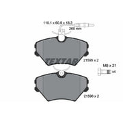 Textar Front Brake Pad Set 2159502