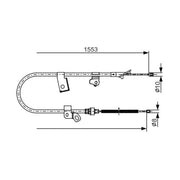 Bosch Handbrake Cable Right Rear fits Toyota Yaris/Vitz 2001-2005 1.0 1.3 1.4