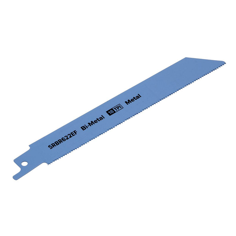 Sealey Reciprocating Saw Blade Metal 150mm 18tpi Pack of 5 SRBR622EF Sealey - Dynamic Drive