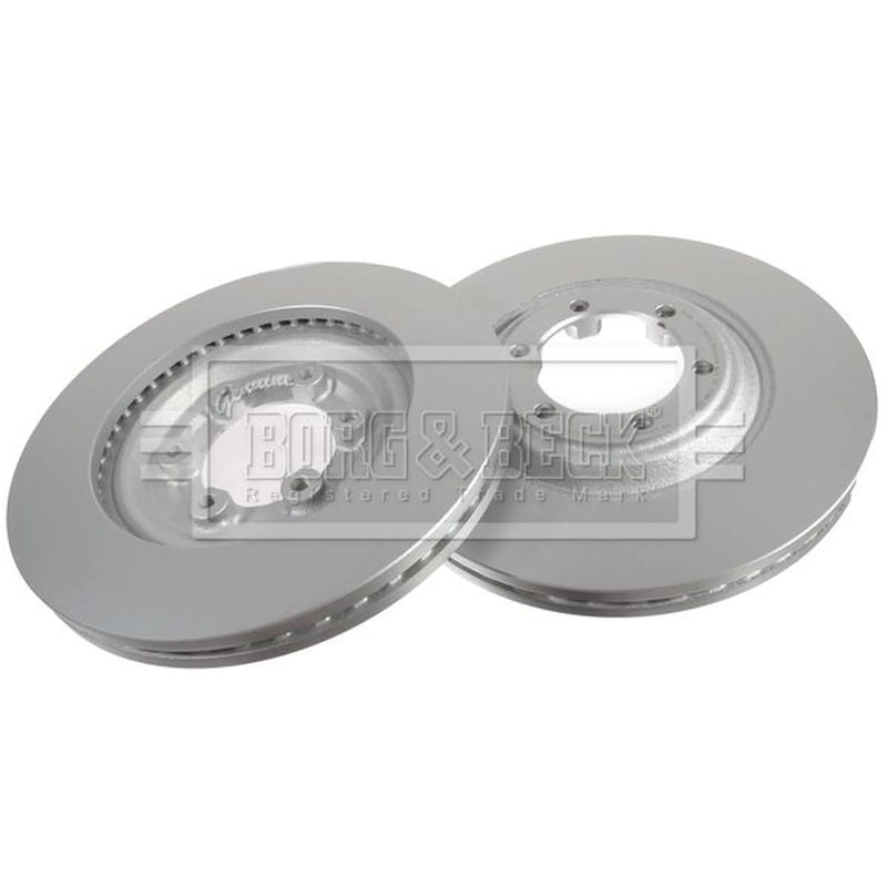 Borg & Beck Front Brake Discs & Pads fits Isuzu D-Max II 2012-2022 1.9 2.5