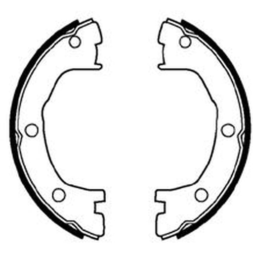 Abtex Brake Shoe Set Axle Kit fits Iveco Daily III 1999-2007 2.8
