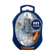 Osram Minibox H1 mobile lamp headlamp +5 spare lamps +3 flat fuses - white/Blue Osram - Dynamic Drive
