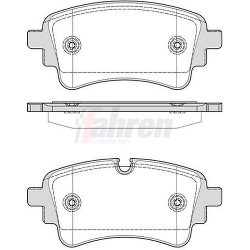 Fahren Rear Brake Pad Set FBP4050