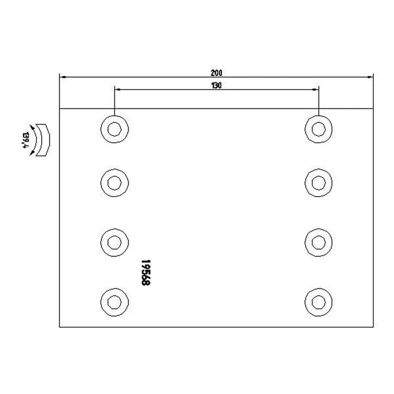 Textar Textar Cv Brake Lining Set 1956801 8285000064 1956801