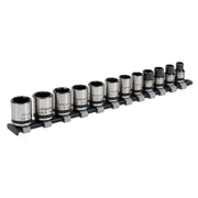 Sealey Premier Black Premier Black Lock-OnSocket Set 3/8"Sq Drive 12pc AK2741B Sealey Premier Black - Dynamic Drive