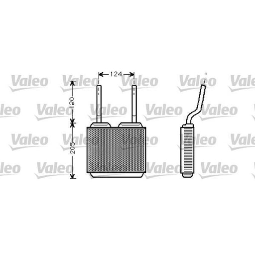 Valeo Heater Matrix Core Heat Exchanger 812146