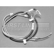 First Line Handbrake Cable Left Rear fits Ford Mpv 1991-1996 1.3 1.8