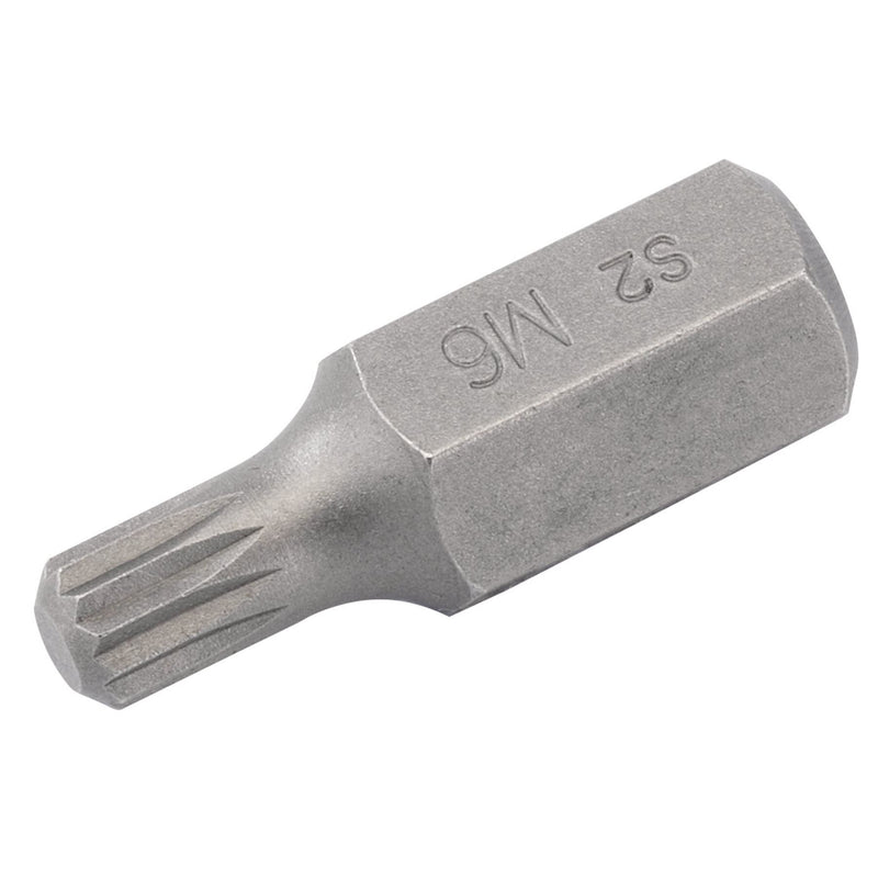 Draper M6 x 30mm Spline 10mm Insert Bit for Mechanic's Bit Sets 33340 Draper - Dynamic Drive