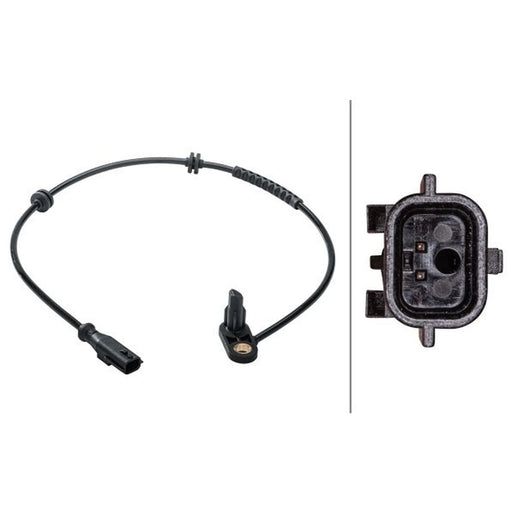 Hella ABS Wheel Speed Sensor Rear fits Renault Clio III 2005-2014
