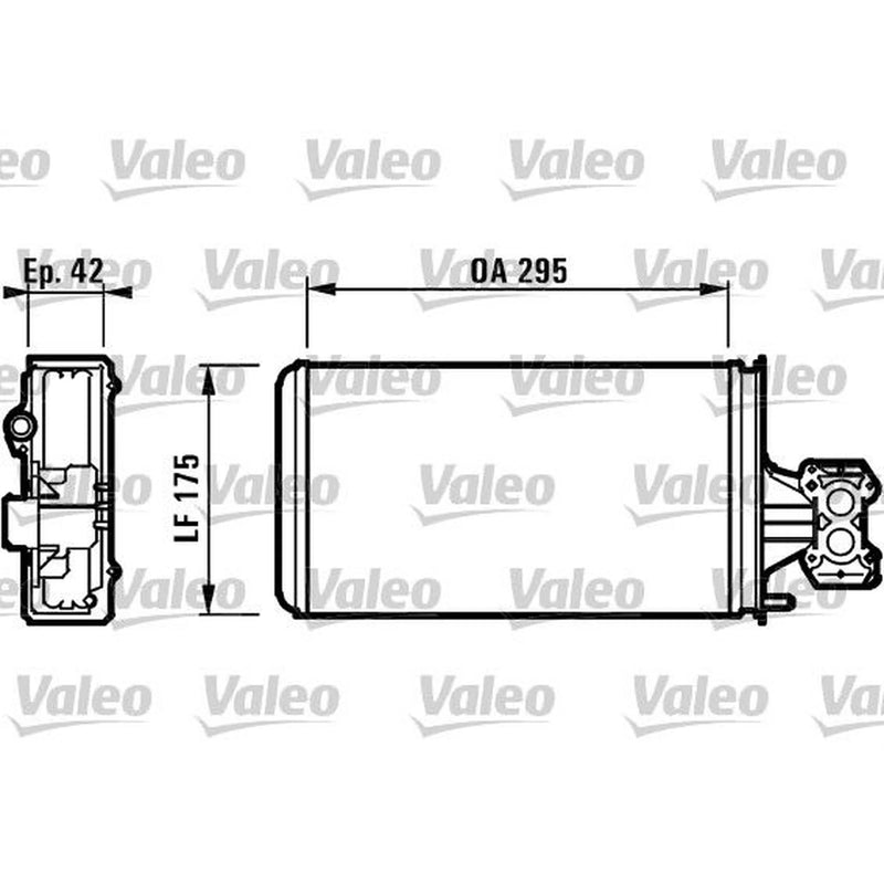 Valeo Heater Matrix Core Heat Exchanger 812132