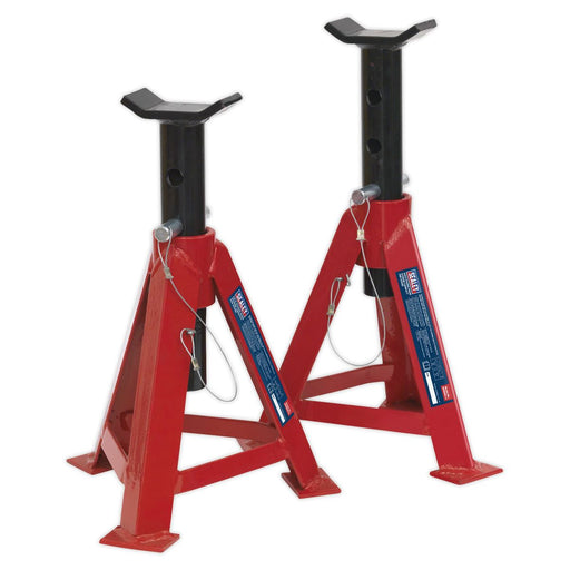 Sealey AXLe Stands (Pair) 5tonne Capacity per Stand AS5000 Sealey - Dynamic Drive