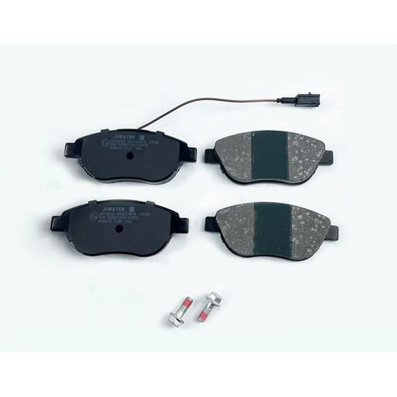 Juratek Front Brake Pad Set fits Abarth 500 / 595 / 695 2008 on 1.4