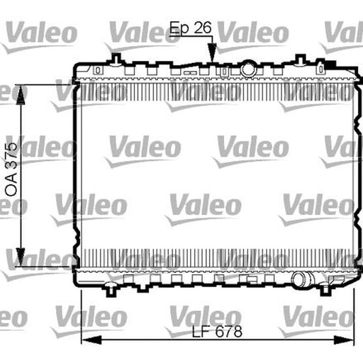 Valeo Engine Radiator 735526