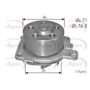 Apec Engine Cooling Water Pump AWP1486