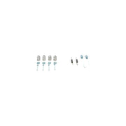 Bosch Parking Brake Shoe Accessory Kit fits Nissan X-Trail I 2001-2013