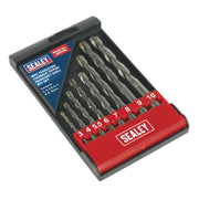 Sealey Tungsten Carbide Tipped Masonry Drill Bit Set 8pc AK5708 Sealey - Dynamic Drive