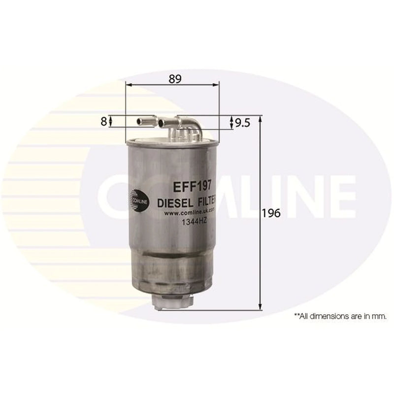 Comline Fuel Filter Element fits Opel Corsa D 2006-2014 1.3