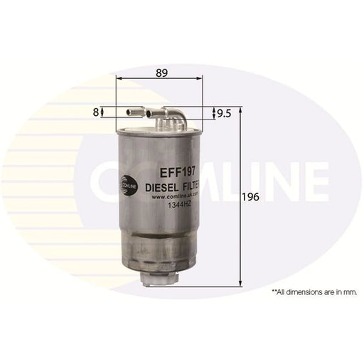 Comline Fuel Filter Element fits Opel Corsa D 2006-2014 1.3