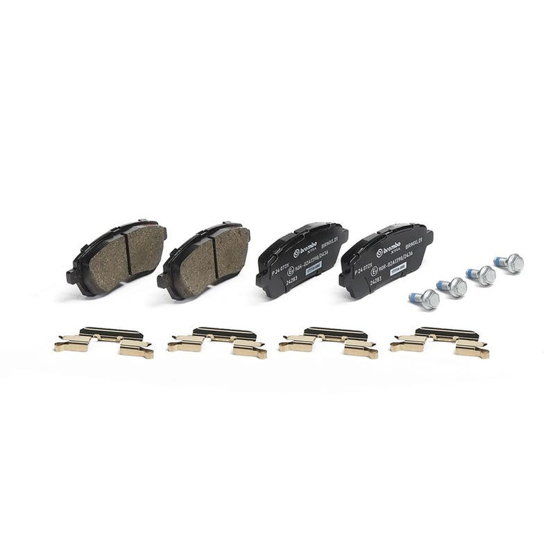 Brembo 4 x Front Brake Pad Set fits Ford Fiesta 2010-2017 1.6