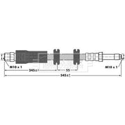 Borg & Beck Brake Hydraulic Hose Line Front Right BBH6812