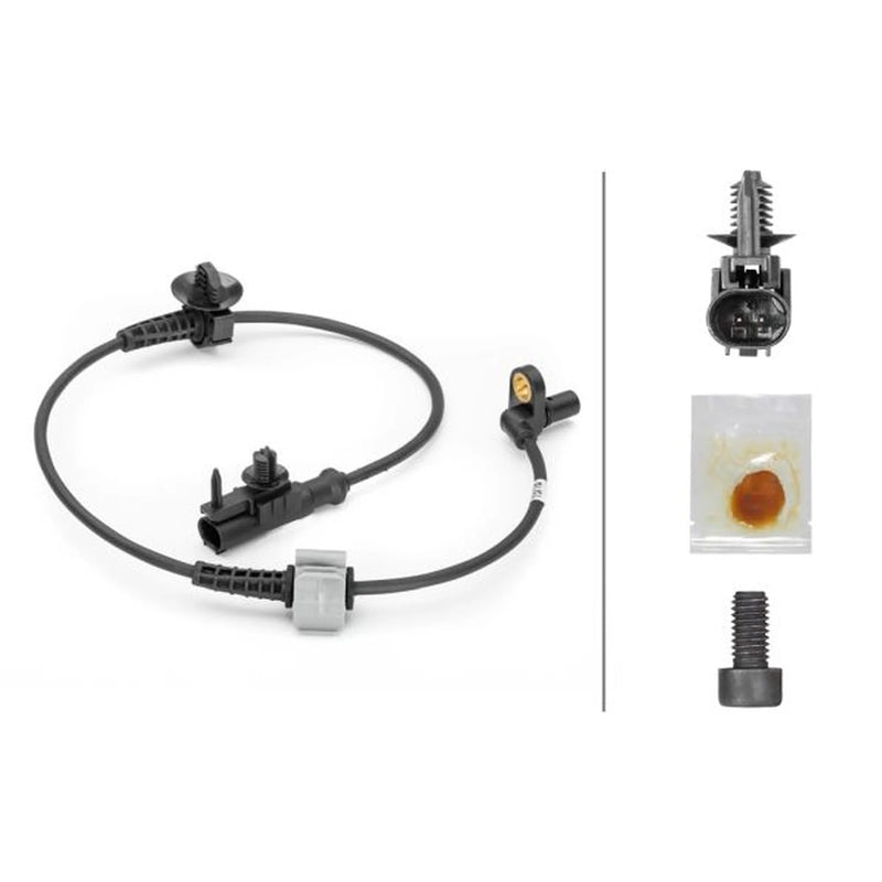 Hella ABS Wheel Speed Sensor Front fits Chevrolet Silverado 1500 2007 on 5.3