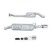 Hella End Silencer Rear fits Alfa Romeo 146 1995-2001 2.0