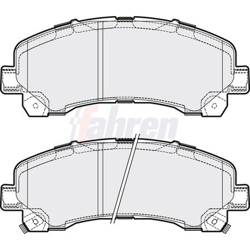 Fahren Front Brake Pad Set FBP3342