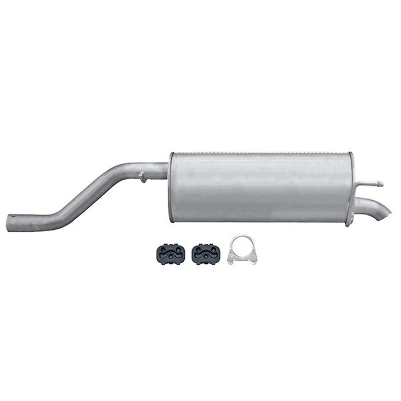 Hella End Silencer Rear fits Opel Corsa D 2006-2014 1.3