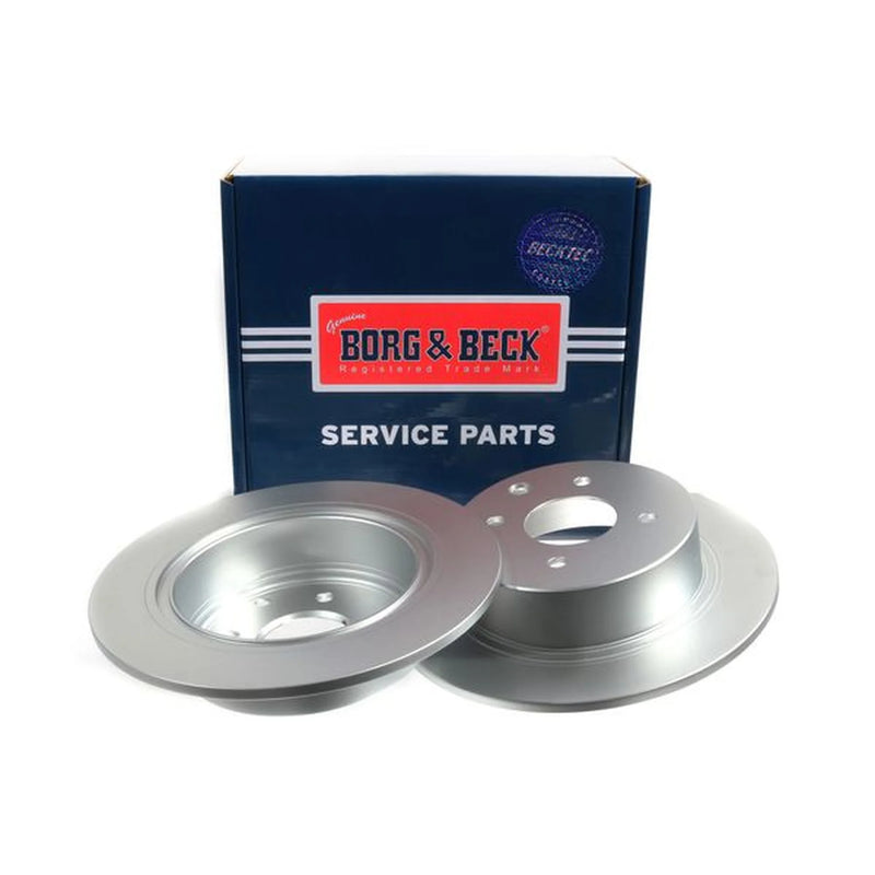 Borg & Beck Front & Rear Brake Discs & Pads fits Nissan Tiida 2004-2013