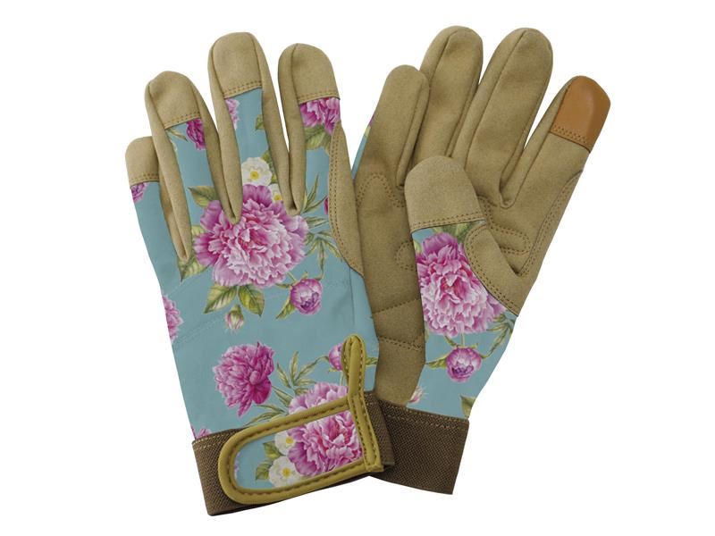 Kent & Stowe Aqua Peony Premium Comfort Gloves - Ladies Medium Kent & Stowe - NN4 Online