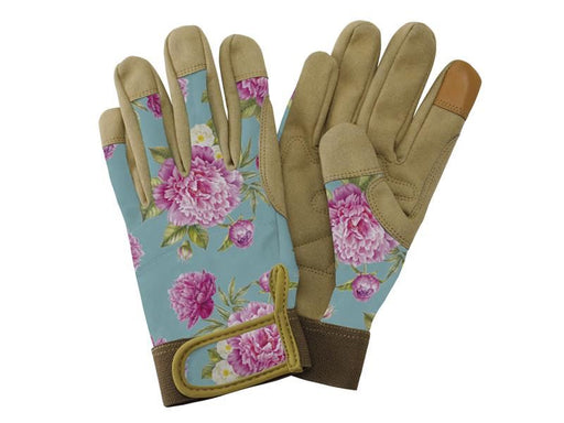 Kent & Stowe Aqua Peony Premium Comfort Gloves - Ladies Medium Kent & Stowe - NN4 Online