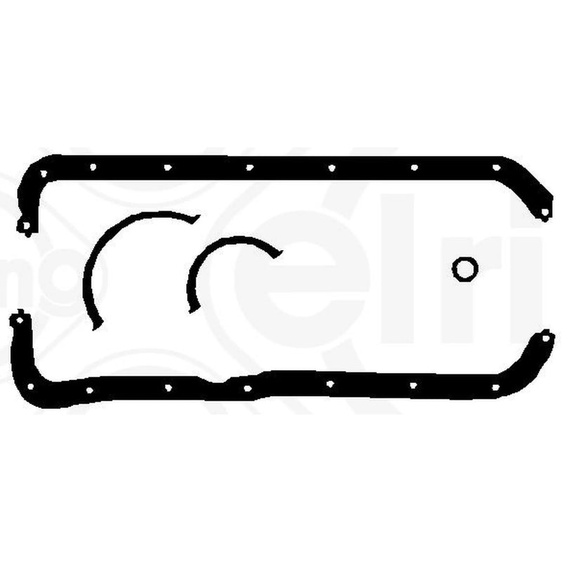 Elring Oil Sump Gasket Set Wide Thick fits Ford Escort 1985-1990 1.1